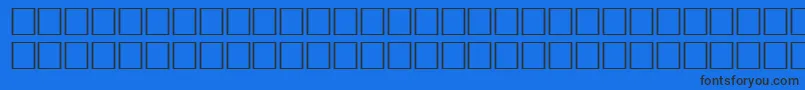 TimesromanRegular Font – Black Fonts on Blue Background