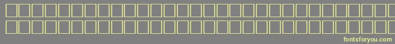 TimesromanRegular-fontti – keltaiset fontit harmaalla taustalla