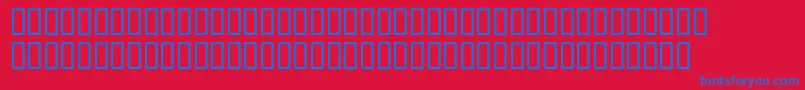 McsAlmaalimHighDeco Font – Blue Fonts on Red Background