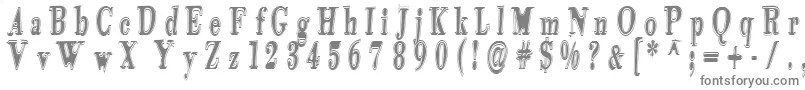 Tidekopr-fontti – harmaat fontit