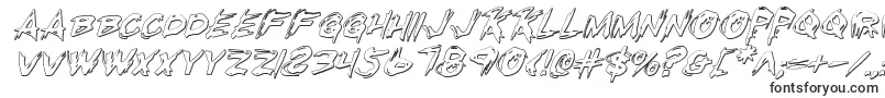 RighteousKillOutlineItalic Font – Fonts for VK
