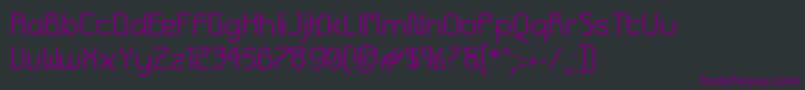 Шрифт Futurex ffy – фиолетовые шрифты на чёрном фоне