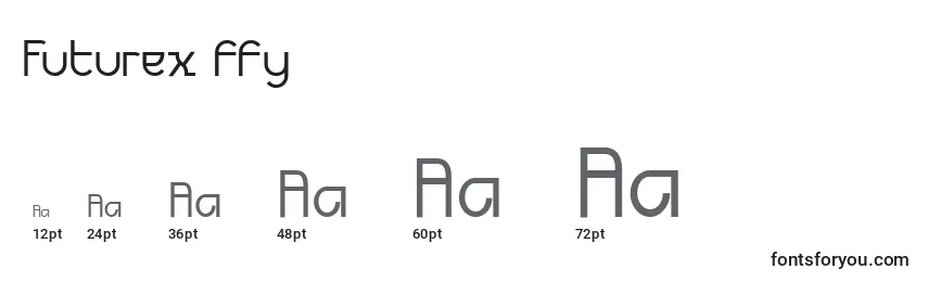 Futurex ffy Font Sizes