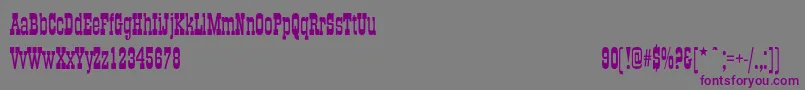 OldTowncndNormal Font – Purple Fonts on Gray Background