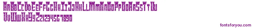 Newcastle Font – Purple Fonts on White Background