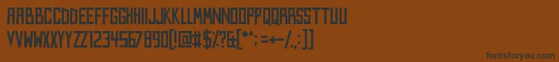 Kingsofkingslynn Font – Black Fonts on Brown Background