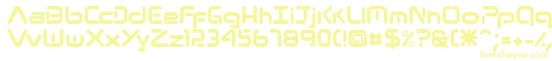 13Roshi-fontti – keltaiset fontit