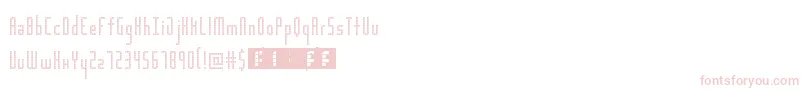 ScoreboardLed Font – Pink Fonts on White Background