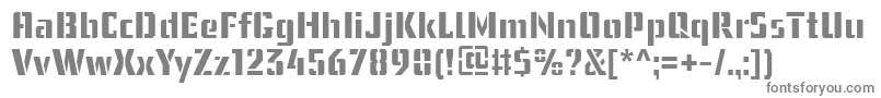 UssrStencilWebfont Font – Gray Fonts