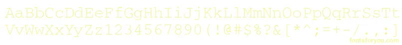 CourdlRegular Font – Yellow Fonts