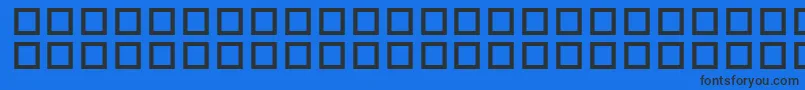 WhyOhWhy Font – Black Fonts on Blue Background