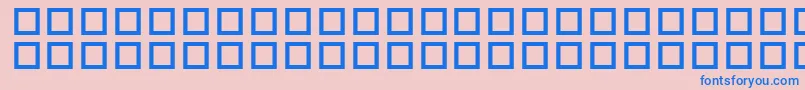 WhyOhWhy Font – Blue Fonts on Pink Background
