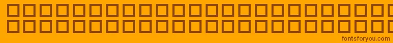 WhyOhWhy Font – Brown Fonts on Orange Background