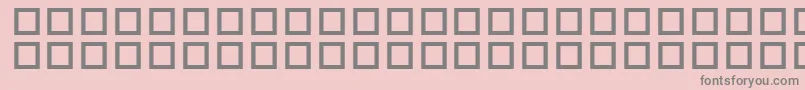 WhyOhWhy Font – Gray Fonts on Pink Background