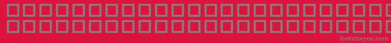 WhyOhWhy Font – Gray Fonts on Red Background