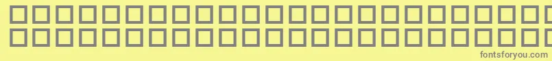 WhyOhWhy Font – Gray Fonts on Yellow Background