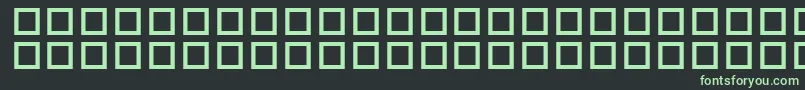 WhyOhWhy Font – Green Fonts on Black Background
