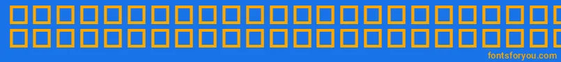 fuente WhyOhWhy – Fuentes Naranjas Sobre Fondo Azul