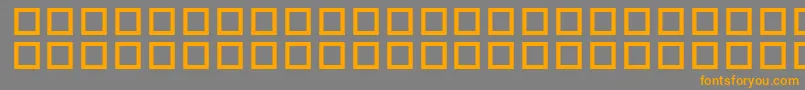 WhyOhWhy Font – Orange Fonts on Gray Background