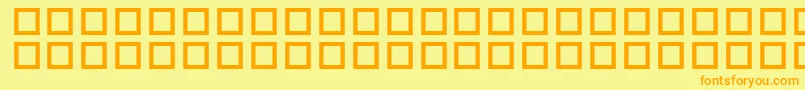 WhyOhWhy Font – Orange Fonts on Yellow Background