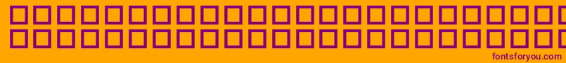 WhyOhWhy Font – Purple Fonts on Orange Background