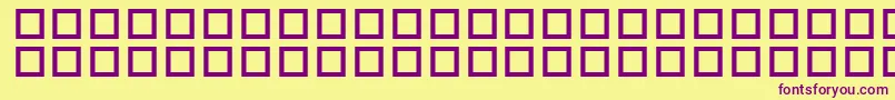 WhyOhWhy Font – Purple Fonts on Yellow Background