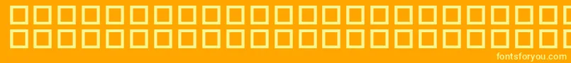 WhyOhWhy Font – Yellow Fonts on Orange Background