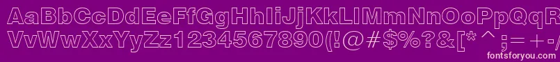 Swz721ko Font – Pink Fonts on Purple Background