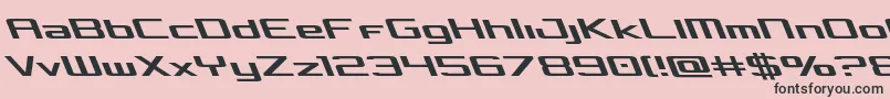 Concielianleft Font – Black Fonts on Pink Background