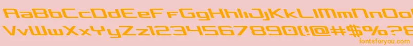 Concielianleft Font – Orange Fonts on Pink Background