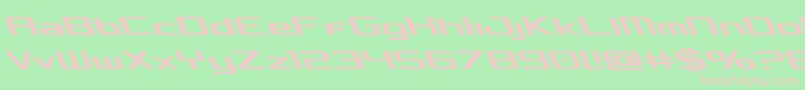 Concielianleft Font – Pink Fonts on Green Background