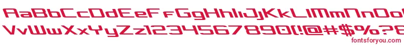 Concielianleft Font – Red Fonts on White Background