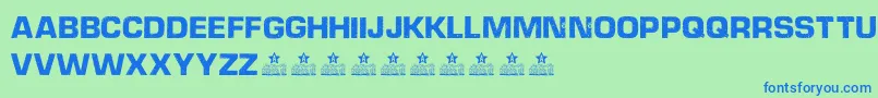 Lisätietoja DieselpowerPersonalUse-fontista DieselpowerPersonalUse-fontti – siniset fontit vihreällä taustalla