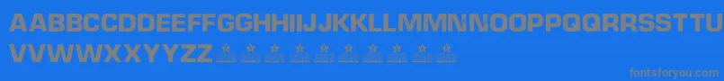 fuente DieselpowerPersonalUse – Fuentes Grises Sobre Fondo Azul