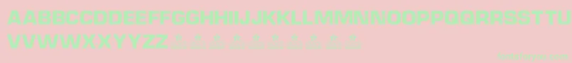 fuente DieselpowerPersonalUse – Fuentes Verdes Sobre Fondo Rosa