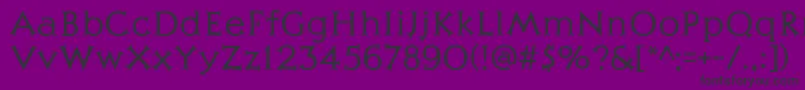 fuente Julius – Fuentes Negras Sobre Fondo Morado