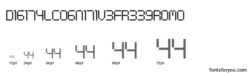 DigitalCognitiveFreePromo Font Sizes