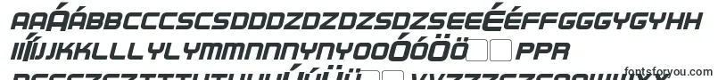 Шрифт RegenBoldItalic – венгерские шрифты