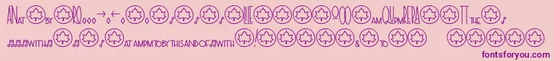 More about TheraSymbolsandligatures2 Font TheraSymbolsandligatures2 Font – Purple Fonts on Pink Background