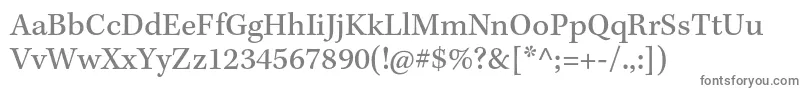 KeplerstdCapt Font – Gray Fonts on White Background