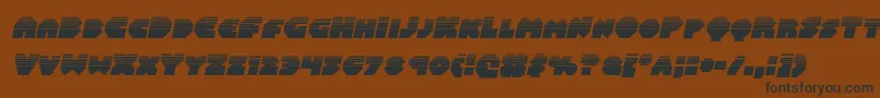 Balastaralhalfital Font – Black Fonts on Brown Background