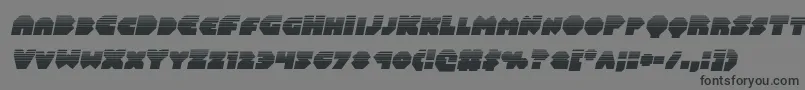 Balastaralhalfital Font – Black Fonts on Gray Background