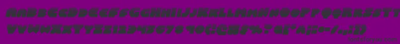 Balastaralhalfital Font – Black Fonts on Purple Background