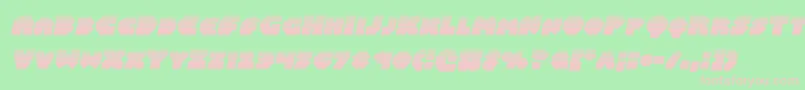 Balastaralhalfital Font – Pink Fonts on Green Background