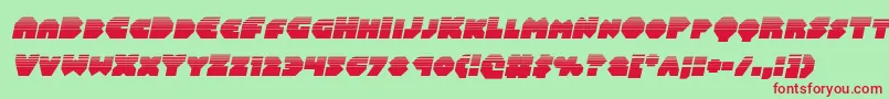 Balastaralhalfital Font – Red Fonts on Green Background