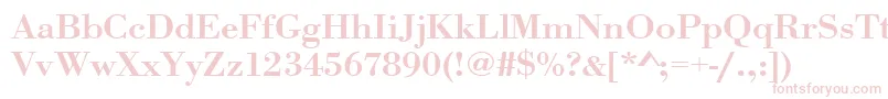 Urwbodonitmedextwid Font – Pink Fonts