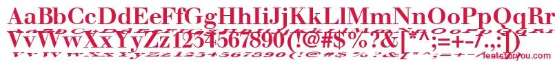 WalbaumFloatBold Font – Red Fonts