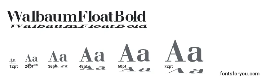 WalbaumFloatBold Font Sizes