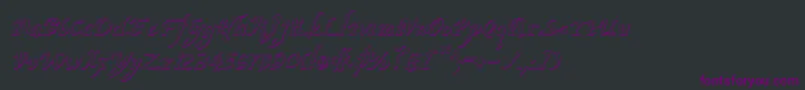 Valleyforgeoi Font – Purple Fonts on Black Background