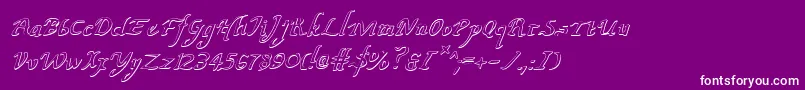 Valleyforgeoi Font – White Fonts on Purple Background